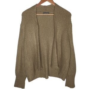 EUC Wooden Ships Dana Ribbed Open Front Cardigan